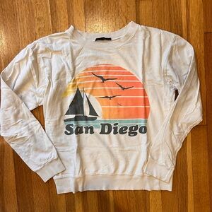Lightweight crew neck San Diego sweatshirt